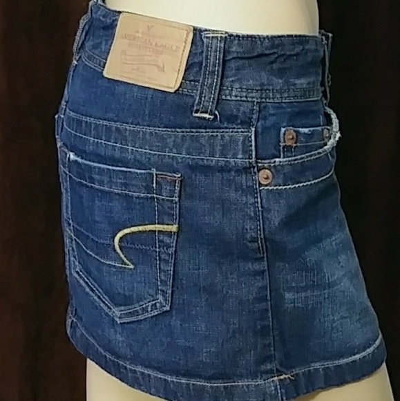 American Eagle Outfitters Distressed Mini Skirt - Picture 4 of 6